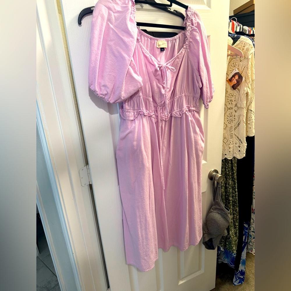 Universal Thread Lilac Tie-Front Blouse